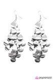 Paparazzi "Shimmer Down - Silver" earring Paparazzi Jewelry