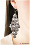 Paparazzi "Shimmer Down - Silver" earring Paparazzi Jewelry