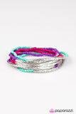 Paparazzi "Shimmer Over Here - Multi" bracelet Paparazzi Jewelry