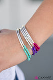 Paparazzi "Shimmer Over Here - Multi" bracelet Paparazzi Jewelry