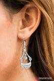 Paparazzi "SHIMMER Solstice" White Earrings Paparazzi Jewelry
