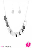 Paparazzi "Shimmer Storm - Silver" necklace Paparazzi Jewelry