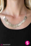Paparazzi "Shimmer Storm - Silver" necklace Paparazzi Jewelry