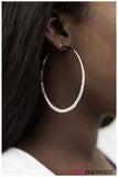 Paparazzi "SHIMMER Takes All! - Silver" earring Paparazzi Jewelry