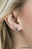 Paparazzi "Shimmery Seasons - White Post" earring Paparazzi Jewelry
