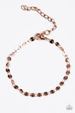 Paparazzi "Shine On Me - Copper" bracelet Paparazzi Jewelry