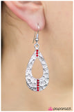 Paparazzi "Shine On - Red" earring Paparazzi Jewelry