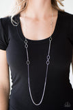 Paparazzi "Shine Time - Silver" necklace Paparazzi Jewelry