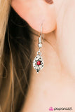 Paparazzi "Shine Your Brightest" Red Necklace & Earring Set Paparazzi Jewelry