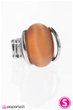 Paparazzi "Shoot For The Moon" Orange Ring Paparazzi Jewelry