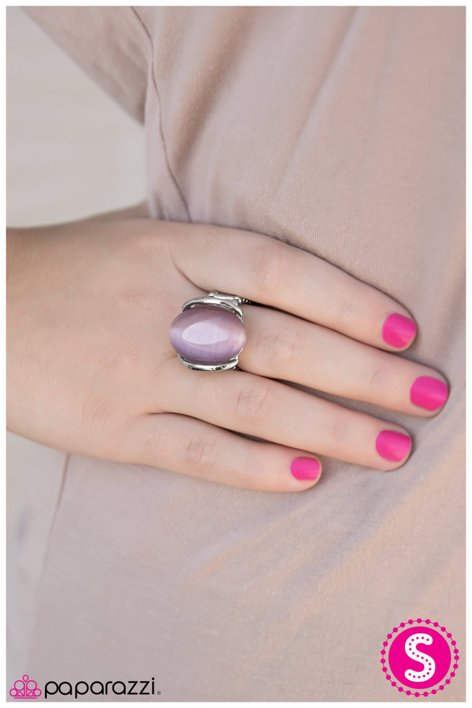 Paparazzi "Shoot For The Moon Purple " ring