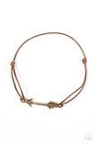 Paparazzi "Shoot High - Brown" bracelet Paparazzi Jewelry