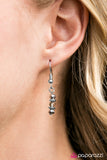 Paparazzi "Shoots and Social Ladders" Silver Necklace & Earring Set Paparazzi Jewelry