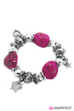 Paparazzi "Shopaholic" Pink Bracelet Paparazzi Jewelry