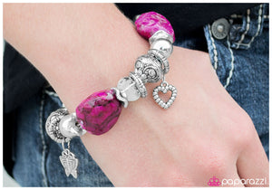 Paparazzi "Shopaholic" Pink Bracelet Paparazzi Jewelry