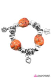 Paparazzi "Shopaholic - Orange" bracelet Paparazzi Jewelry