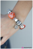 Paparazzi "Shopaholic - Orange" bracelet Paparazzi Jewelry