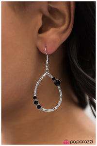 Paparazzi "Shop till You Drop" Black Earrings Paparazzi Jewelry