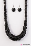 Paparazzi "SHORE Thing - Black" necklace Paparazzi Jewelry