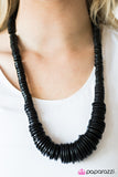 Paparazzi "SHORE Thing - Black" necklace Paparazzi Jewelry