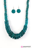 Paparazzi "SHORE Thing - Blue" necklace Paparazzi Jewelry