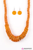 Paparazzi "SHORE Thing - Orange" necklace Paparazzi Jewelry