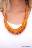Paparazzi "SHORE Thing - Orange" necklace Paparazzi Jewelry