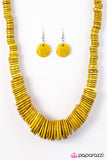 Paparazzi "SHORE Thing - Yellow" necklace Paparazzi Jewelry