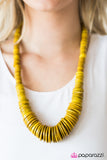 Paparazzi "SHORE Thing - Yellow" necklace Paparazzi Jewelry