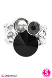 Paparazzi "Show and Tell - Black" ring Paparazzi Jewelry