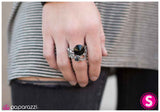 Paparazzi "Show and Tell - Black" ring Paparazzi Jewelry