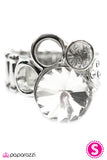 Paparazzi "Show and Tell - White" ring Paparazzi Jewelry