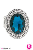 Paparazzi "Show Me The Money" Blue Ring Paparazzi Jewelry