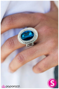 Paparazzi "Show Me The Money" Blue Ring Paparazzi Jewelry