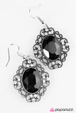 Paparazzi "Sicily Sparkle -  Black" earring Paparazzi Jewelry