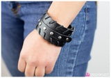 Paparazzi "Sideswiped" Black Wrap Bracelet Unisex Paparazzi Jewelry