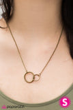 Paparazzi "Simple Simplicity - Brass" necklace Paparazzi Jewelry