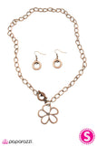 Paparazzi "Simply Divine" Copper Necklace & Earring Set Paparazzi Jewelry