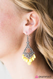 Paparazzi "Singing In Singapore - Yellow" Earrings Paparazzi Jewelry