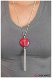 Paparazzi "Sink Like A Stone - Red" necklace Paparazzi Jewelry