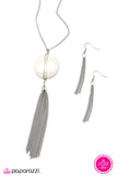 Paparazzi "Sink Like A Stone - White" necklace Paparazzi Jewelry