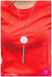 Paparazzi "Sink Like A Stone - White" necklace Paparazzi Jewelry