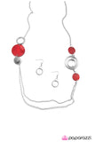 Paparazzi "Sink or Swim - Red" necklace Paparazzi Jewelry