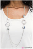 Paparazzi "Sink or Swim - Silver " necklace Paparazzi Jewelry