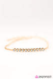 Paparazzi "Size Doesnt Matter - Gold" bracelet Paparazzi Jewelry