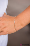 Paparazzi "Size Doesnt Matter - Gold" bracelet Paparazzi Jewelry