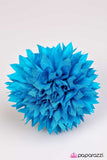 Paparazzi "Skipped A Beat - Blue" hair clip Paparazzi Jewelry