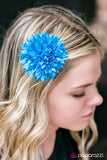 Paparazzi "Skipped A Beat - Blue" hair clip Paparazzi Jewelry