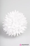 Paparazzi "Skipped A Beat - White" hair clip Paparazzi Jewelry