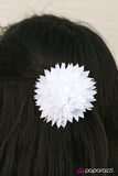 Paparazzi "Skipped A Beat - White" hair clip Paparazzi Jewelry